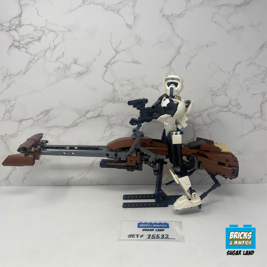 75532 Scout Trooper & Speeder Bike (U)