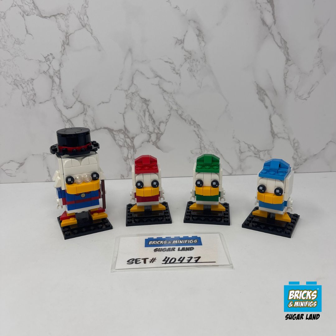 40477 - Scrooge McDuck, Huey, Dewey & Louie Brickheadz (U)