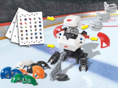 10127 - NHL Action Set with Stickers (R)