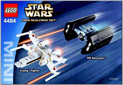 4484 - X-wing Fighter & TIE Advanced - Mini (R)