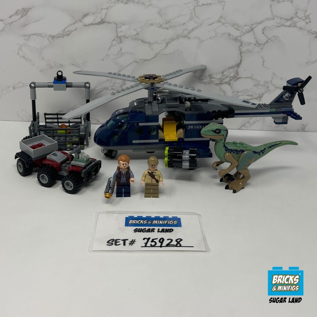 75928 Blue's Helicopter Pursuit (U) – Bricks Minifigs Sugar Land
