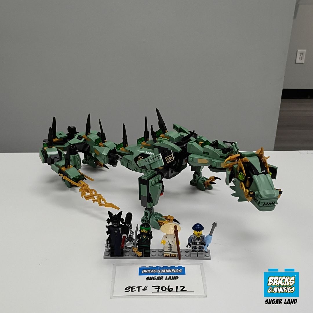 70612 - Green Ninja Mech Dragon (U) – Bricks & Minifigs Sugar Land