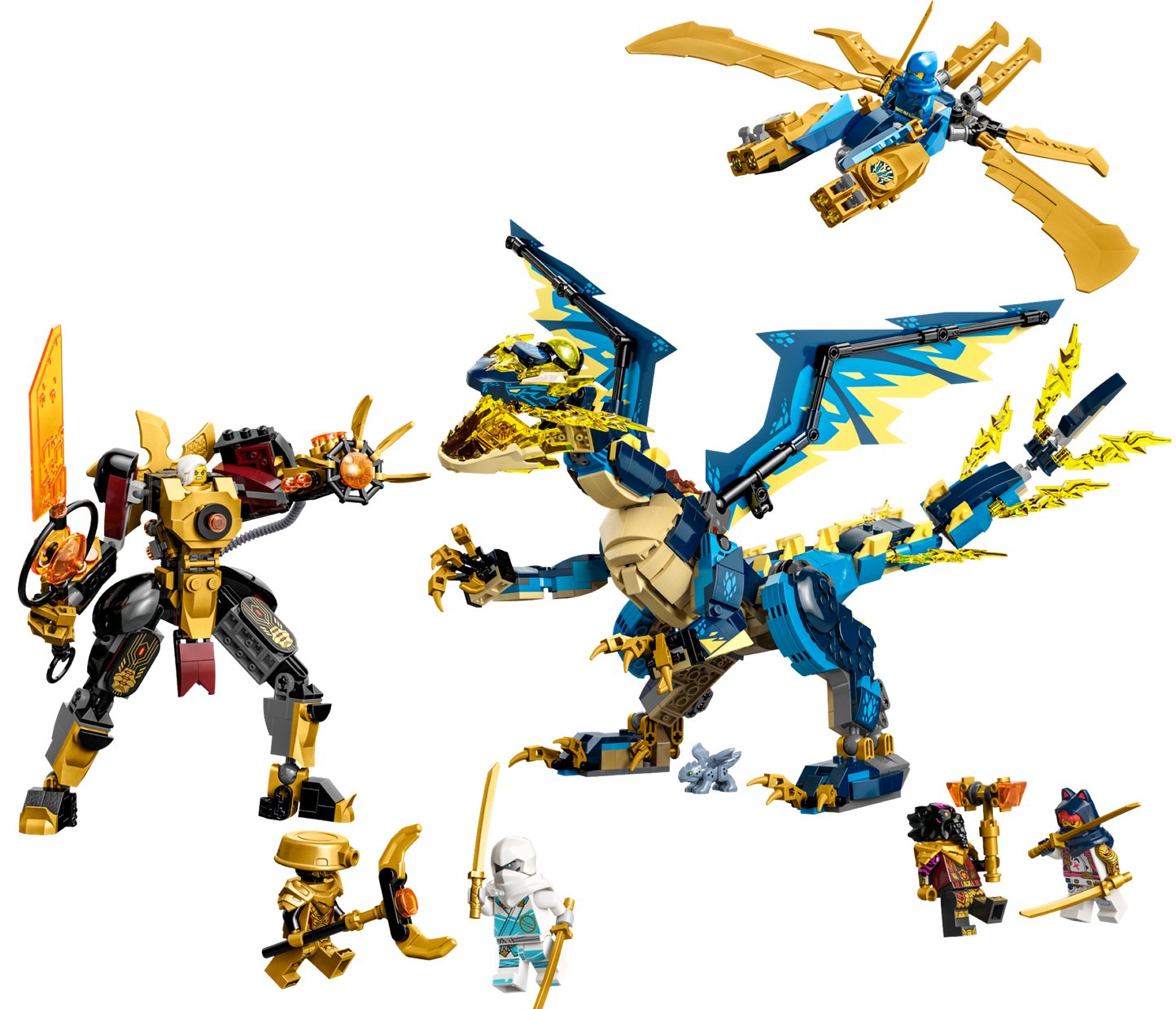 71796 - Elemental Dragon vs. The Empress Mech (R)