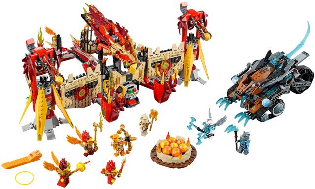 70146 - Flying Phoenix Fire Temple (R)
