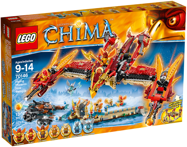70146 - Flying Phoenix Fire Temple (R)