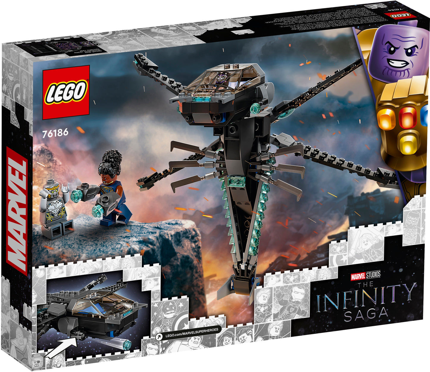 76186 - Black Panther Dragon Flyer (R)