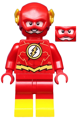 sh0549- The Flash - Gold Outlines on Chest and Yellow Boots