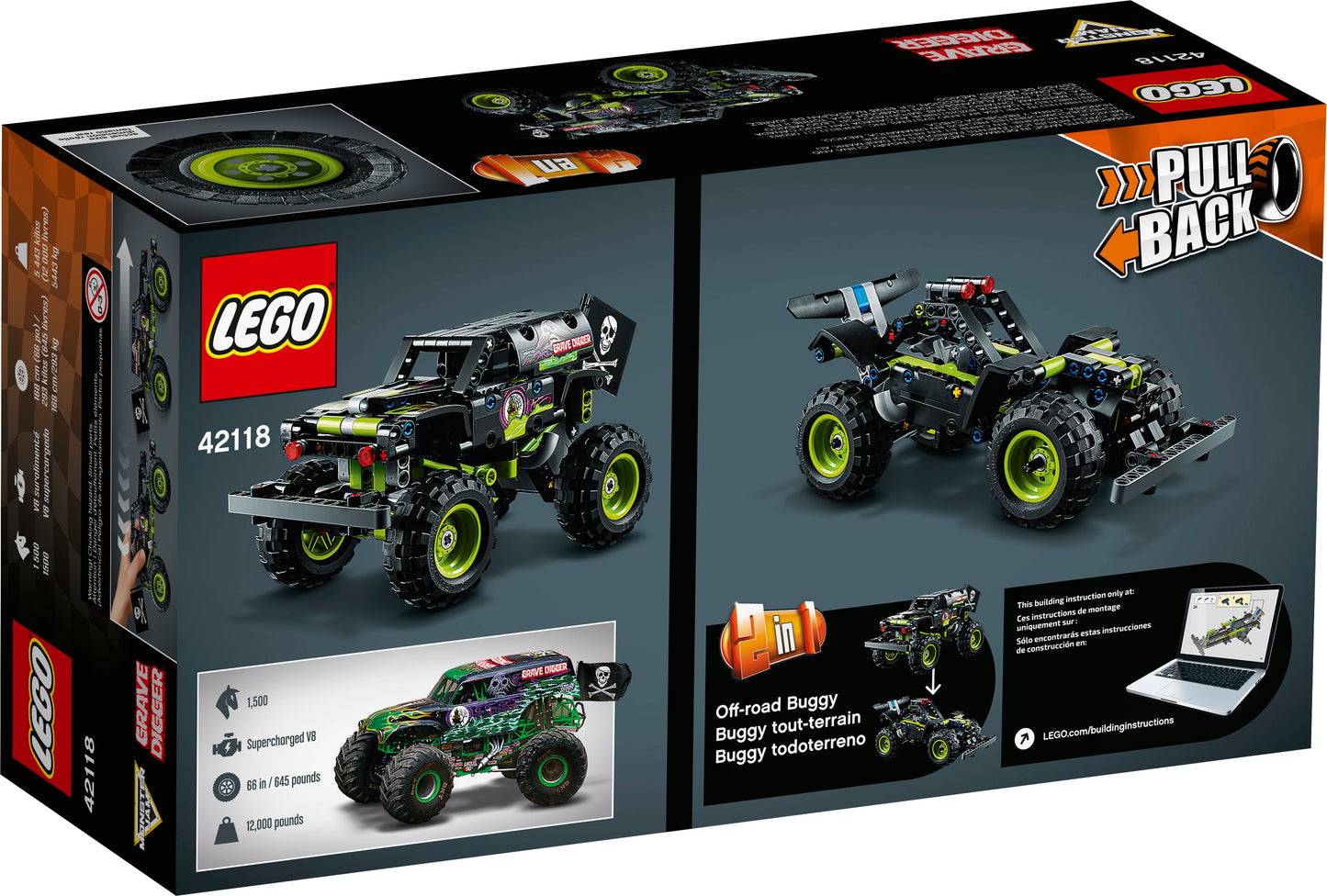 42118 - Monster Jam Grave Digger (R)