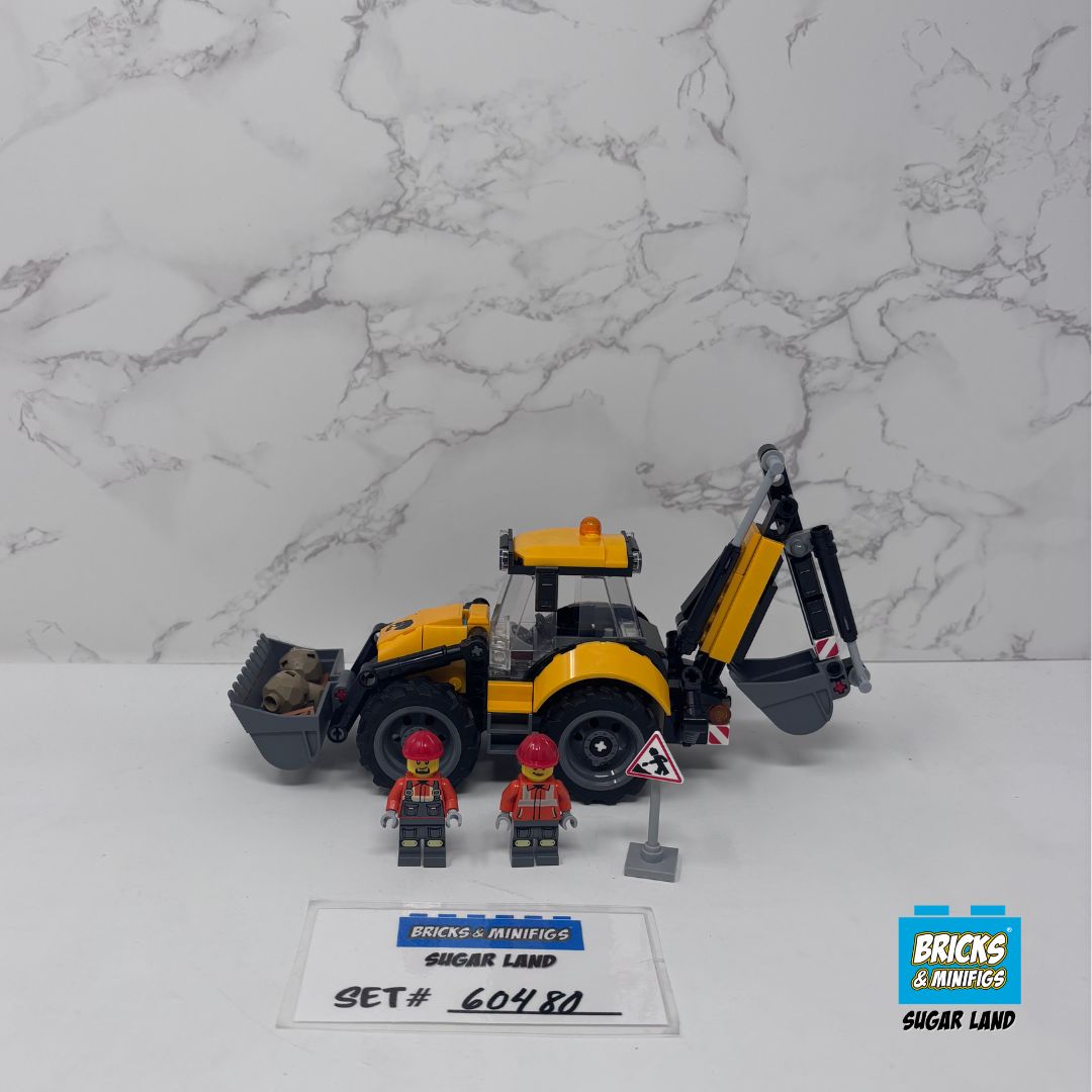 60480 - Yellow Backhoe Loader (U)