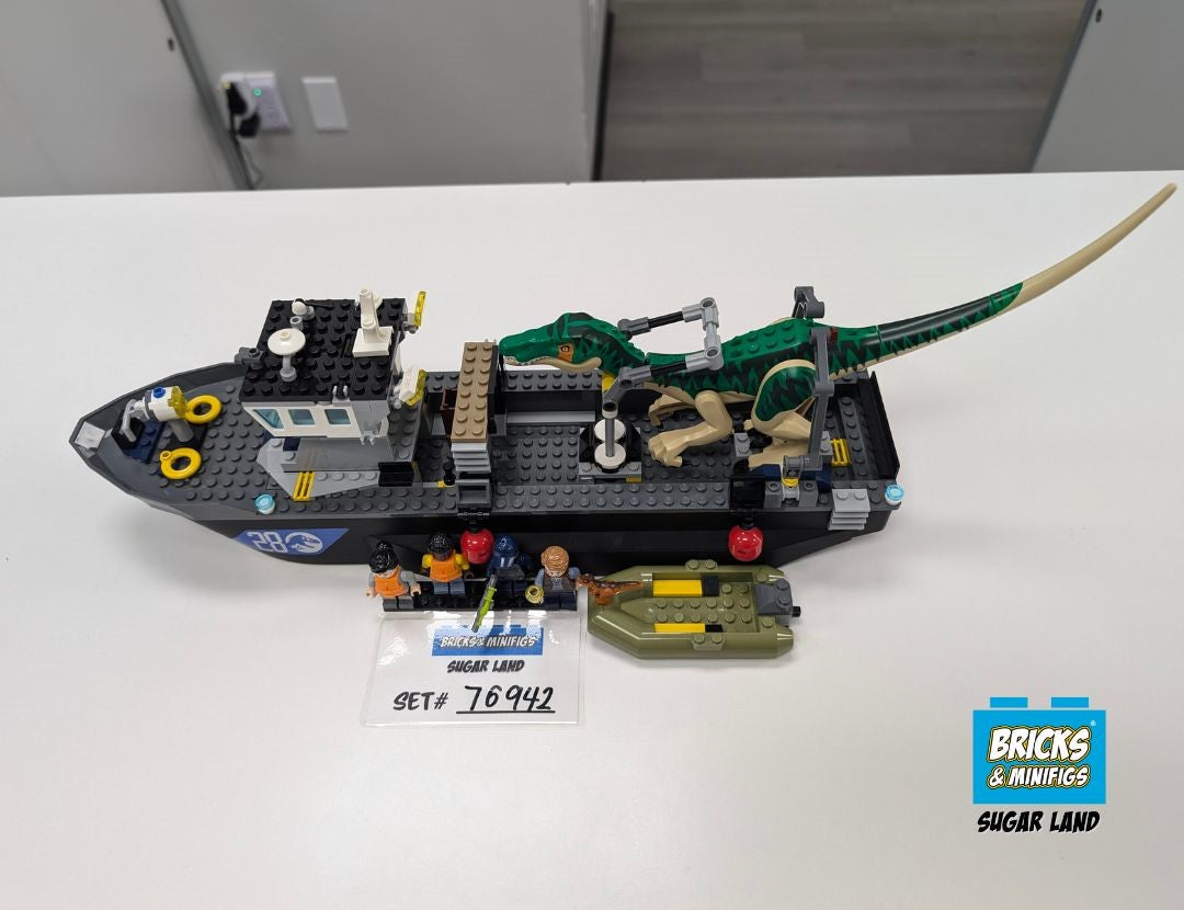 Dinosaur Lego 76942 76942 Baryonyx Dinosaur Boat Escape (U