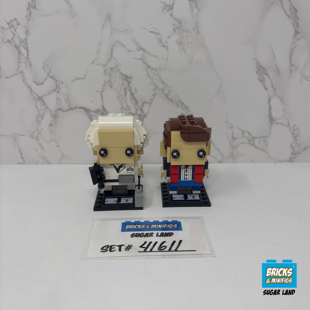41611 - Marty McFly & Doc Brown Brickheadz (U)