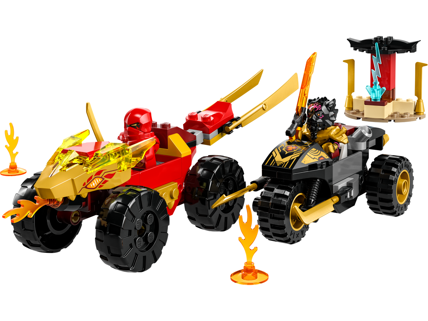 71789 Kai and Ras's Car and Bike Battle