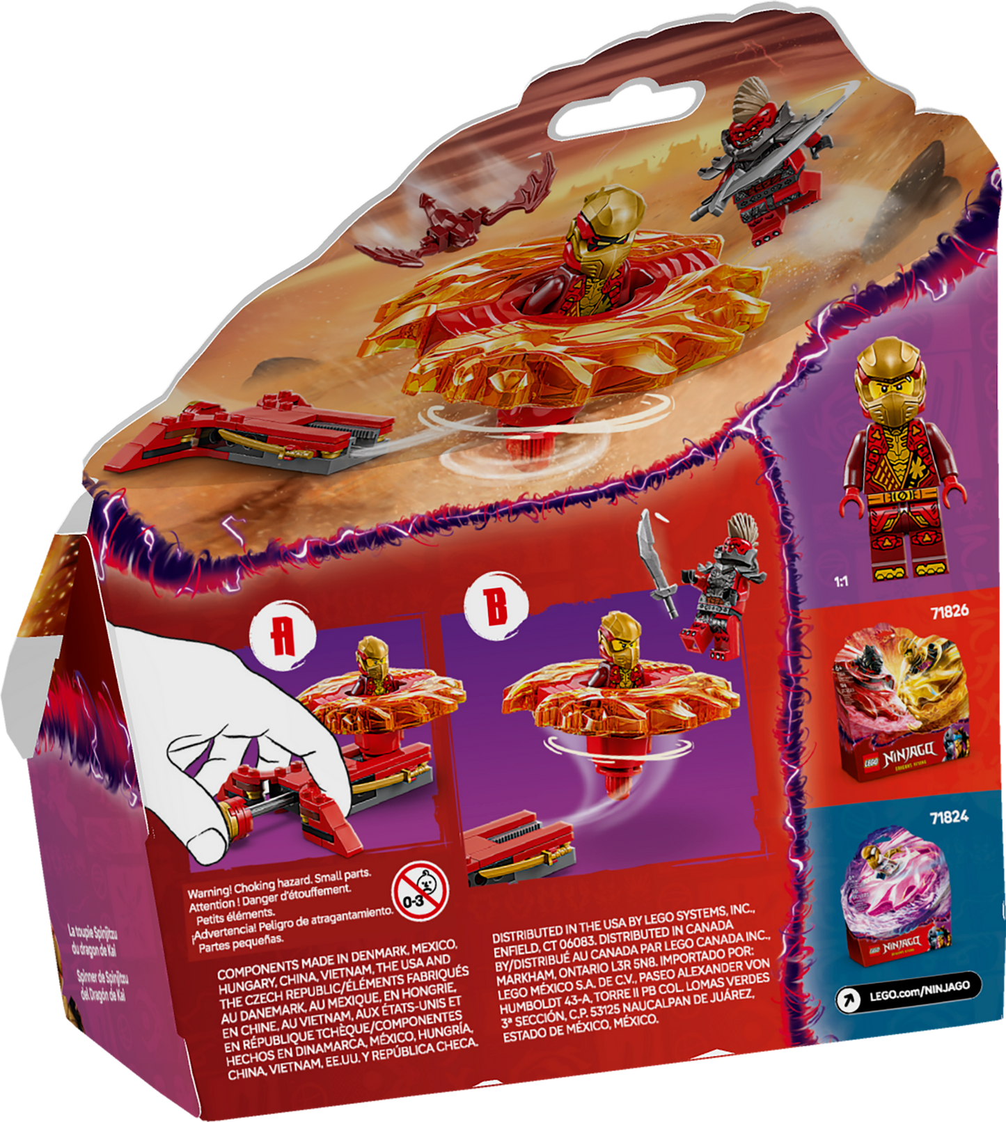 71823 Kai's Dragon Spinjitzu Spinner