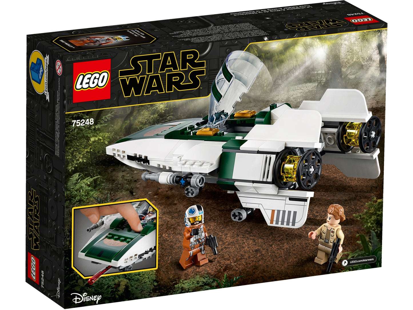 75248 - Resistance A-Wing Starfighter (R)