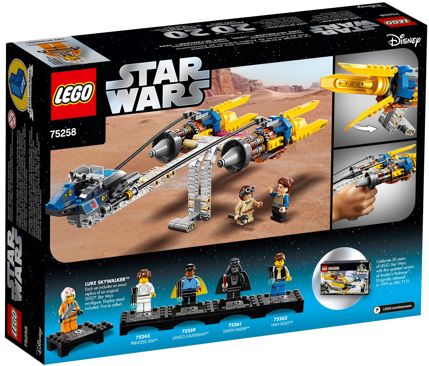 75258 - Anakin's Podracer - 20th Anniversary Edition (R)