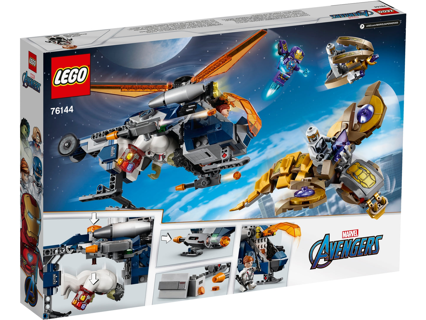 76144 - Avengers Hulk Helicopter Rescue (R)