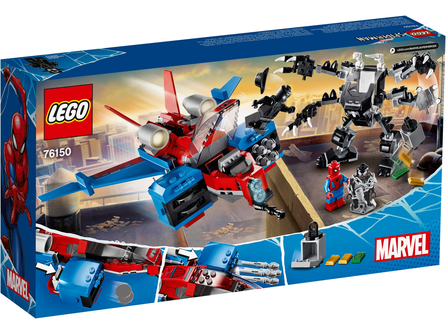 76150 - Spiderjet vs. Venom Mech (R)
