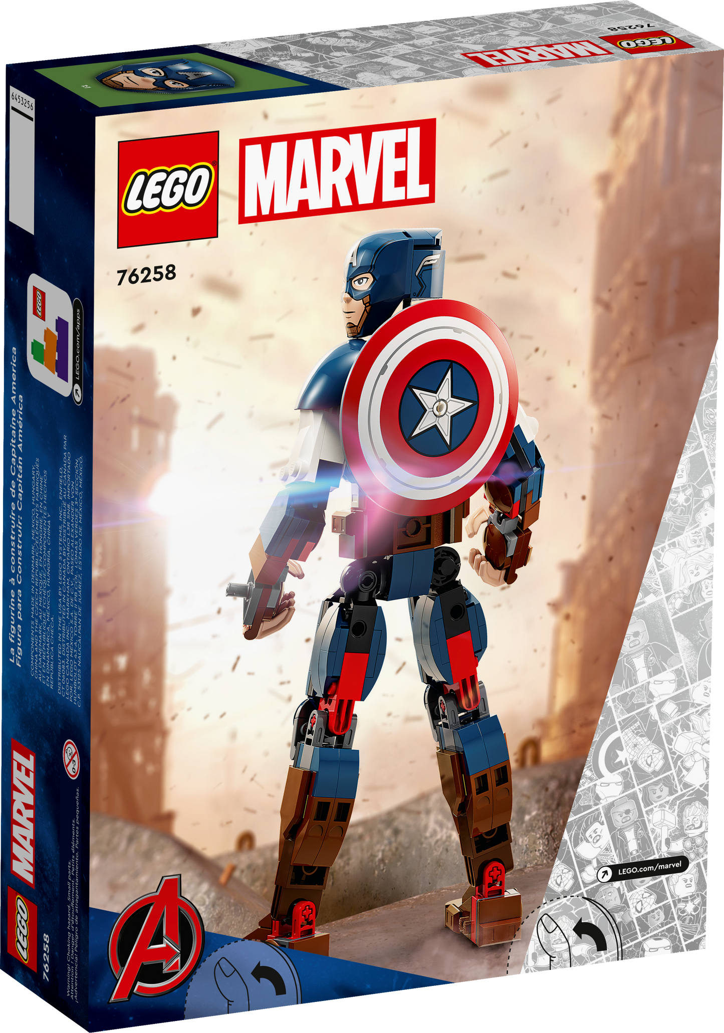 76258 Captain America Construction Figure (R)