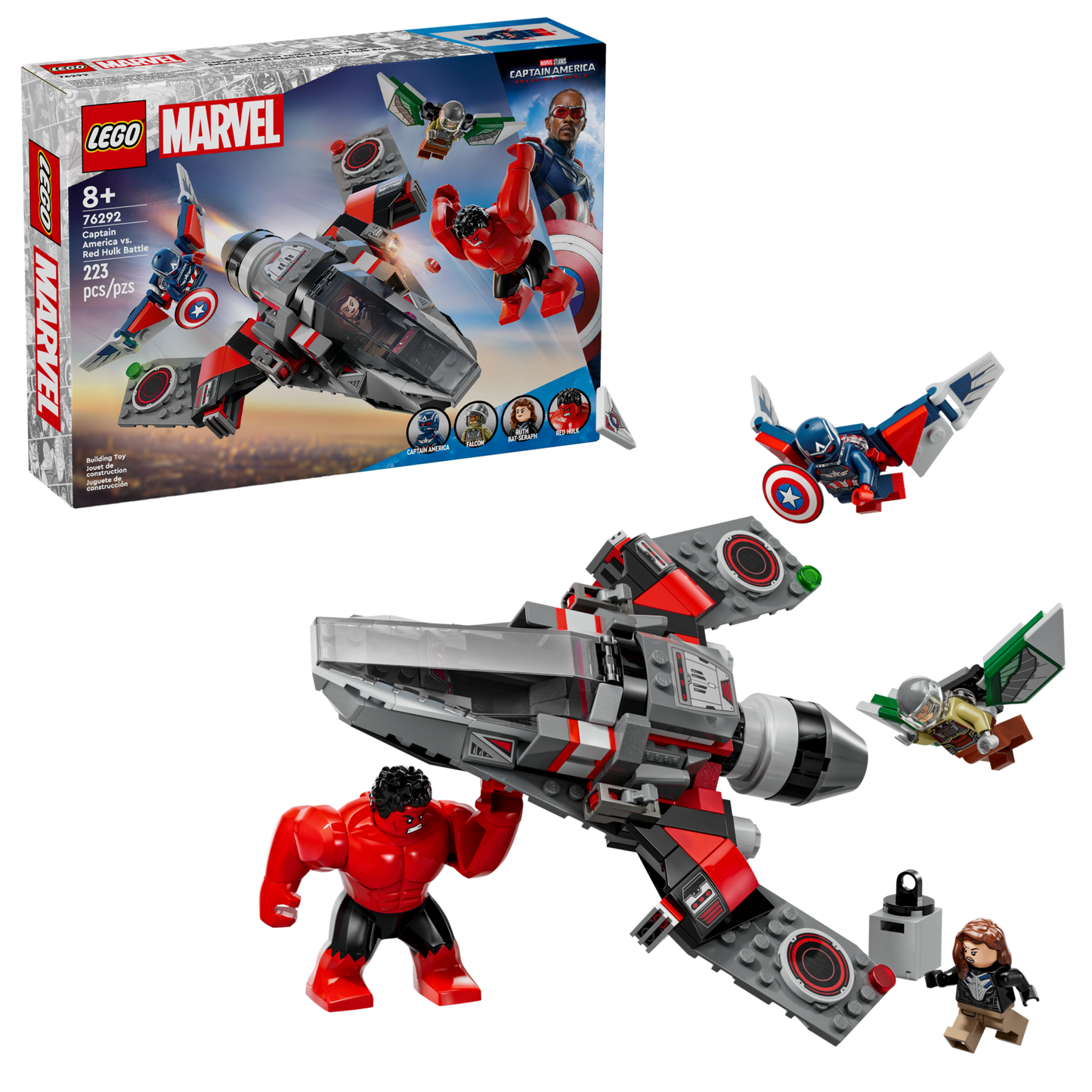 76292 Captain America vs. Red Hulk Battle