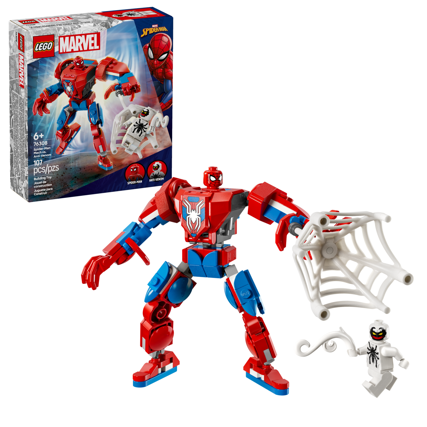 76308 Spider-Man Mech vs. Anti-Venom