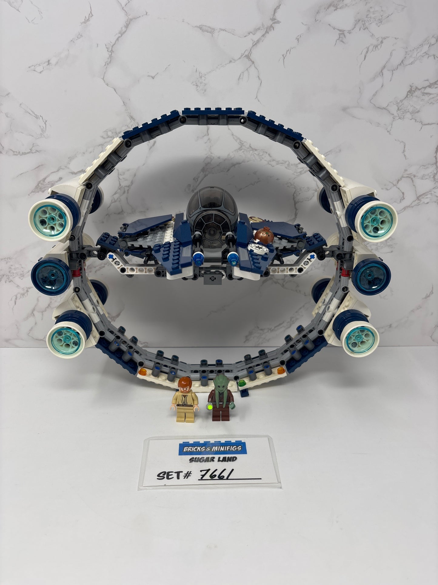 7661 - Jedi Starfighter with Hyperdrive Booster Ring (U)