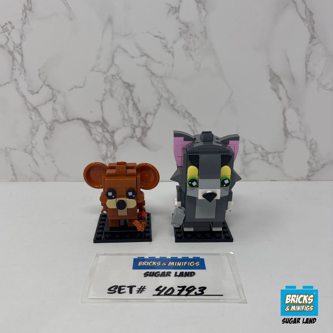トップス brickz on brickz MUD ihaveservereed 40793 - Tom & Jerry Brickheadz (U) – Bricks & Minifigs Sugar Land