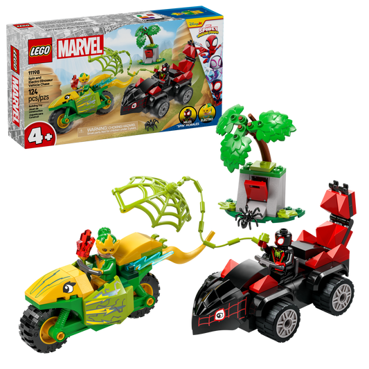 11198 Spin and Electro Dinosaur Vehicle Chase