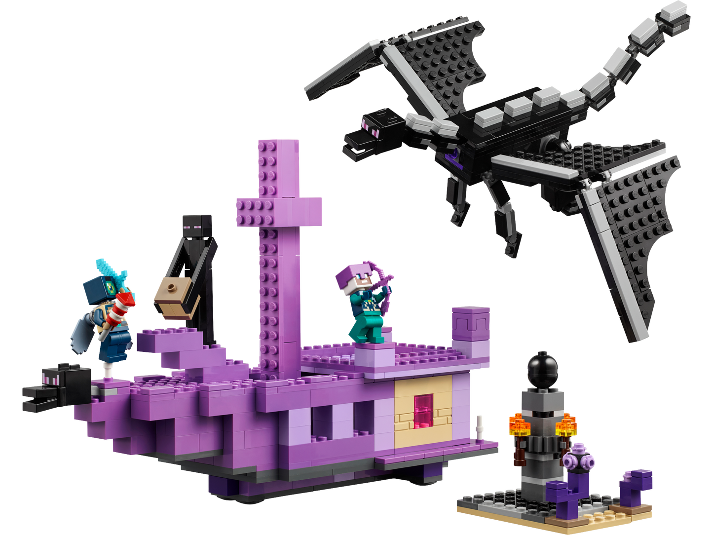 21264 The Ender Dragon and End Ship