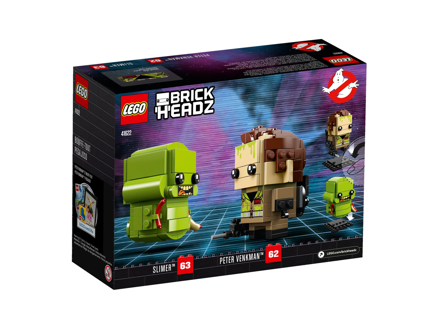 41622 - Peter Venkman & Slimer Brickheadz (R)
