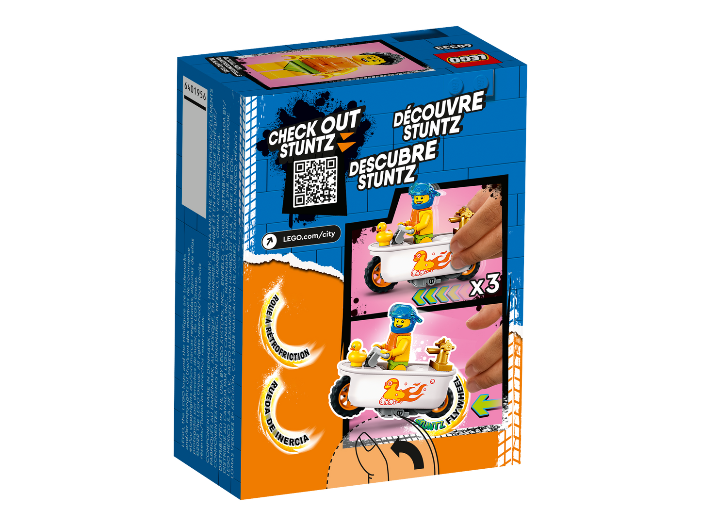 60333 - Bathtub Stunt Bike (R, C)