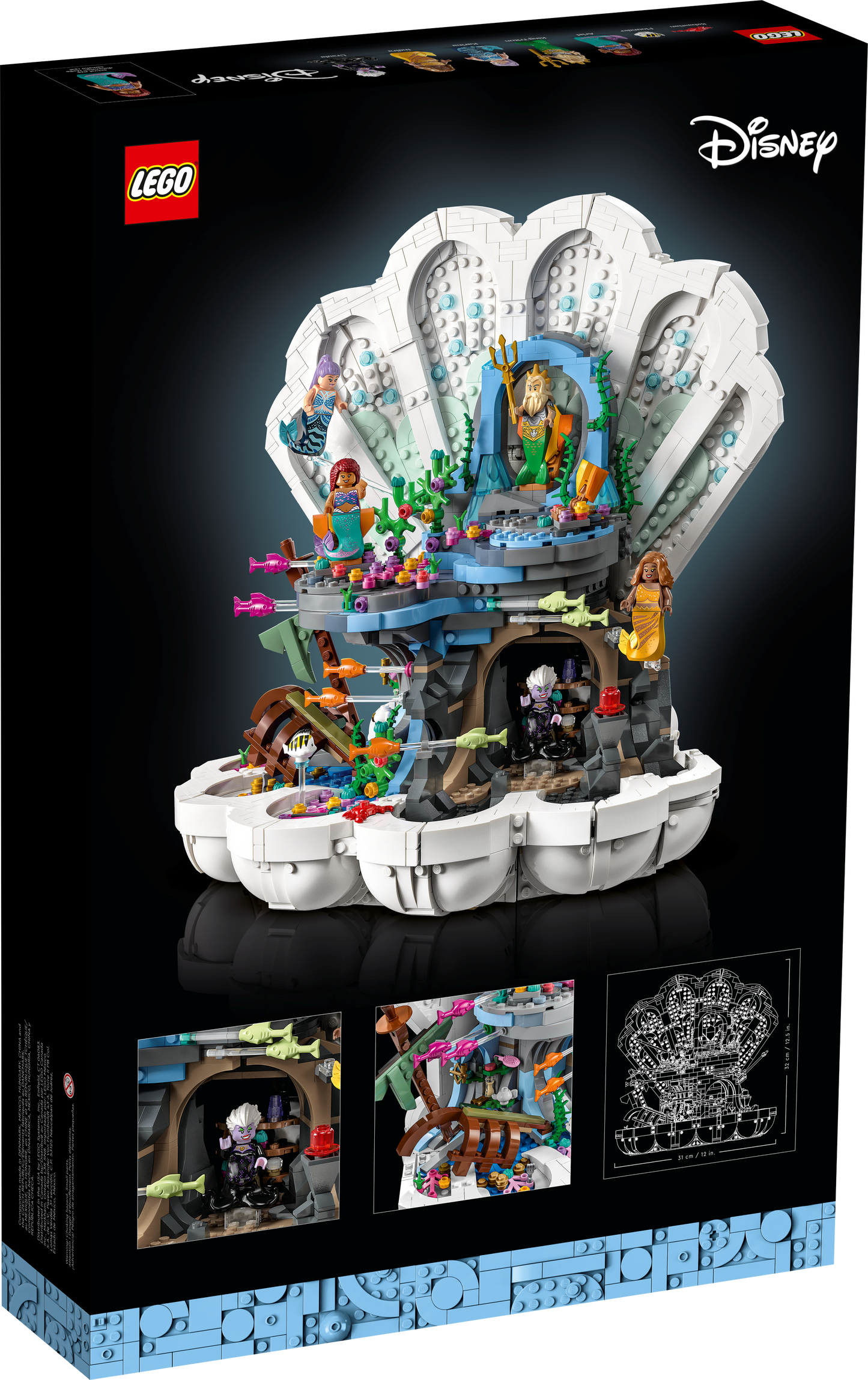 43225 - The Little Mermaid Royal Clamshell (R)