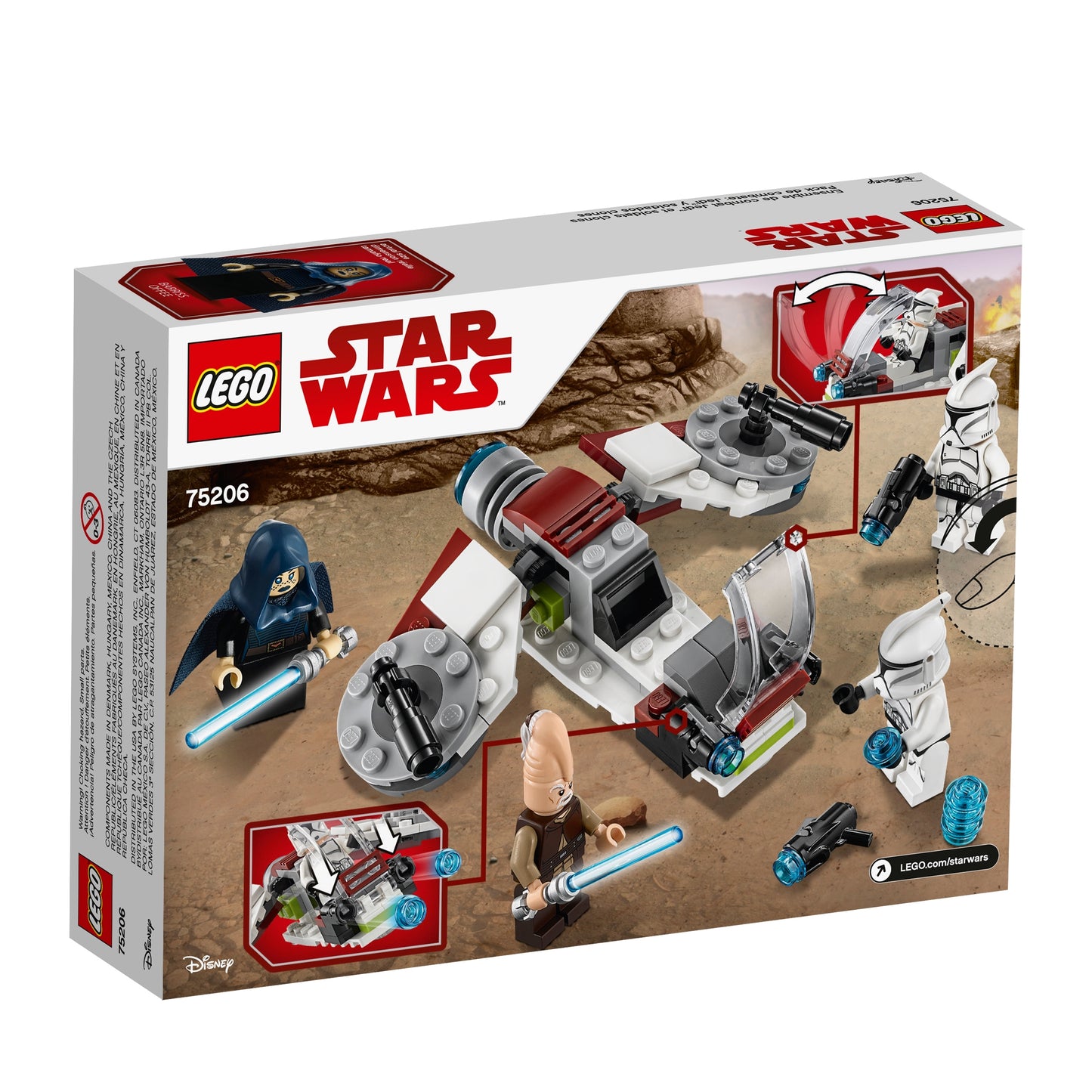 75206 - Jedi and Clone Troopers Battle Pack (R, C)