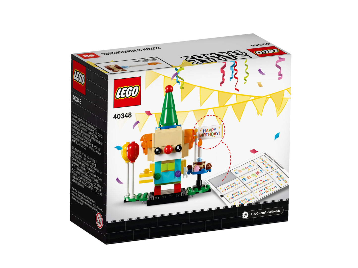 40348 - Brickheadz Birthday Clown (R)