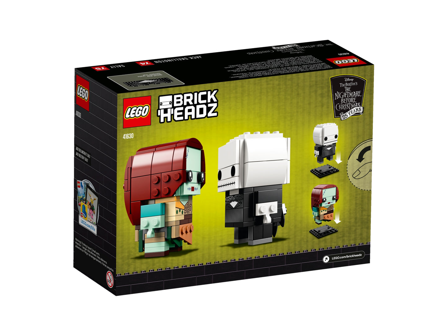 41630 - Jack Skellington & Sally Brickheadz (R)