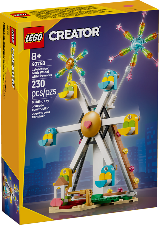 40758 - Celebration: Ferris Wheel with Fireworks (R)