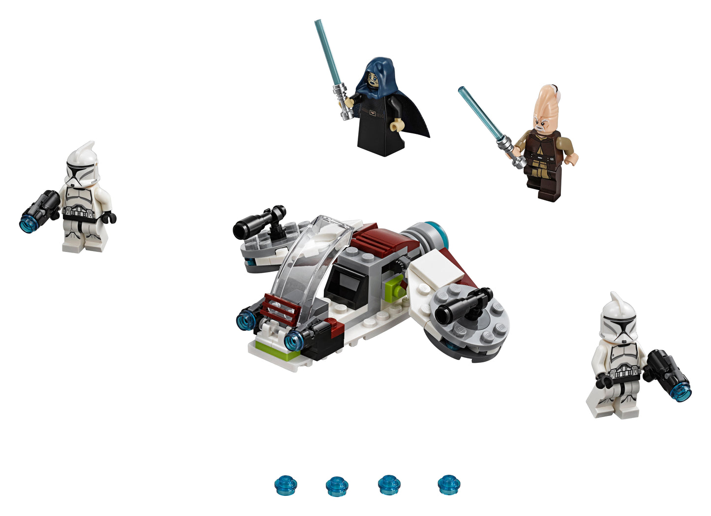 75206 - Jedi and Clone Troopers Battle Pack (R, C)