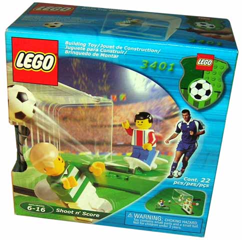 3401 - Shoot 'n' Score - without ZIDANE / Adidas Minifigure (R)