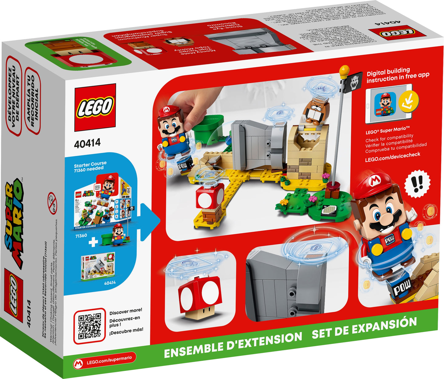 40414 - Monty Mole & Super Mushroom Expansion Set (R)