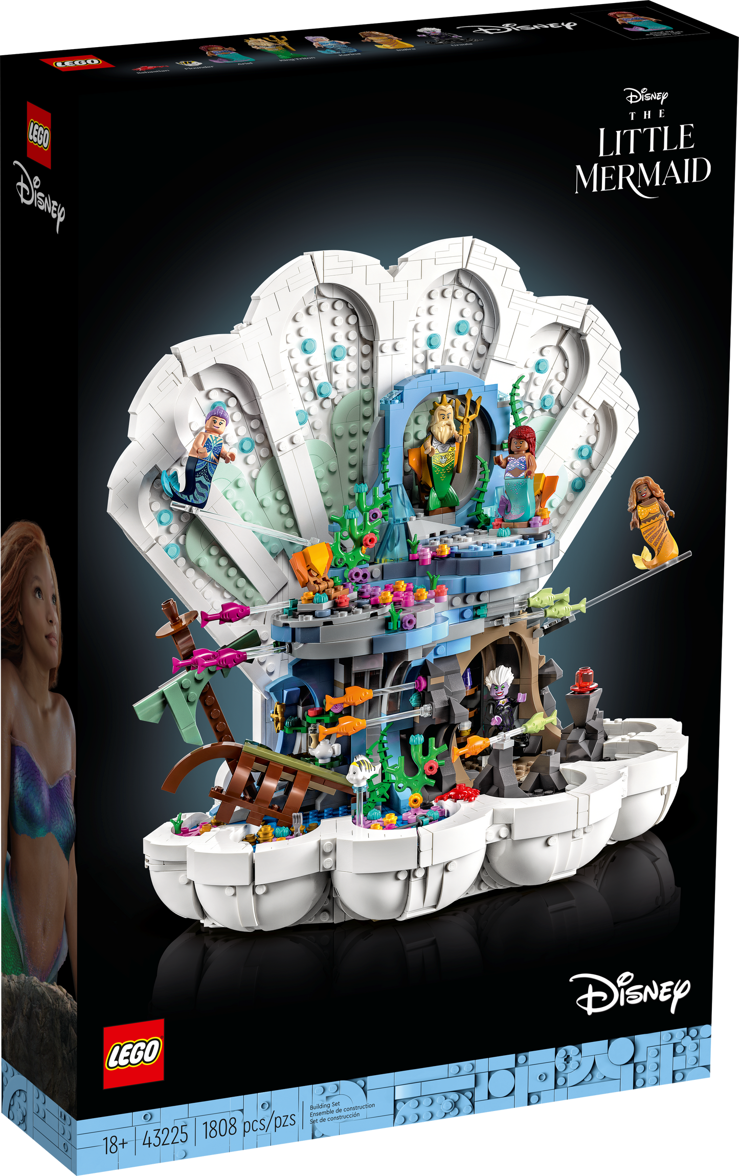 43225 - The Little Mermaid Royal Clamshell (R)