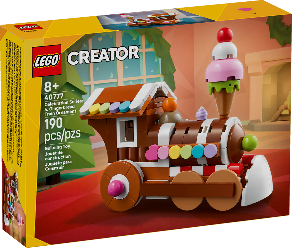 40777 - Celebration Series: 4. Gingerbread Train Ornament (R)