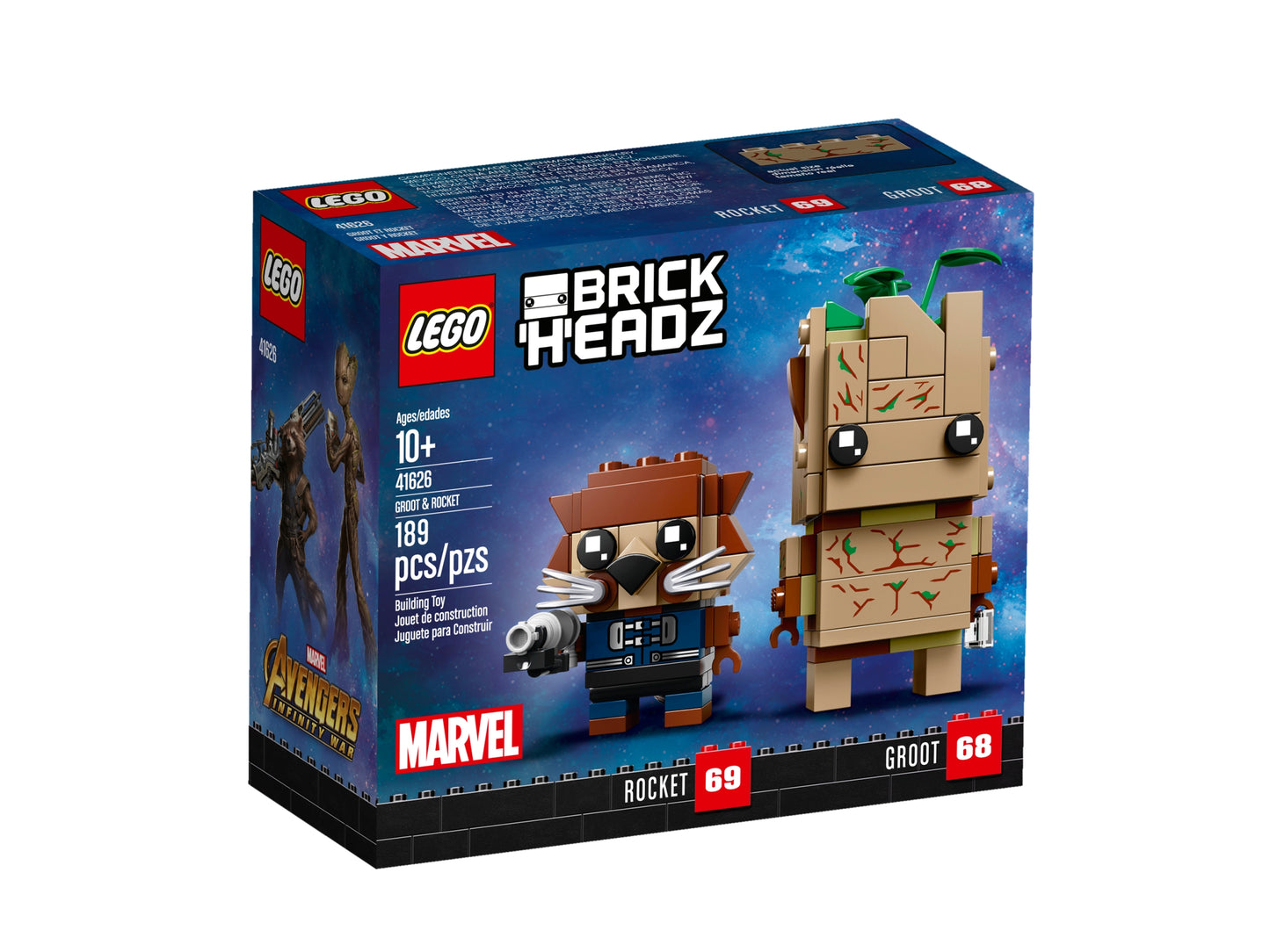 41626 - Groot & Rocket Brickheadz (R)
