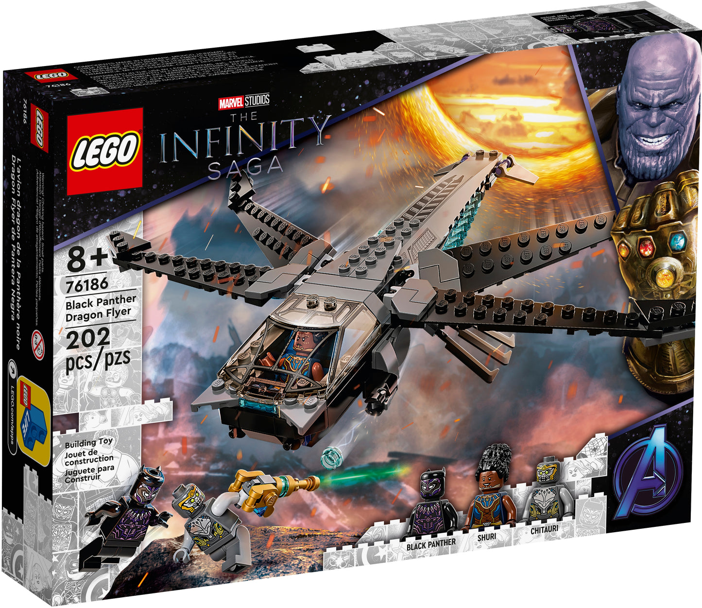 76186 - Black Panther Dragon Flyer (R)