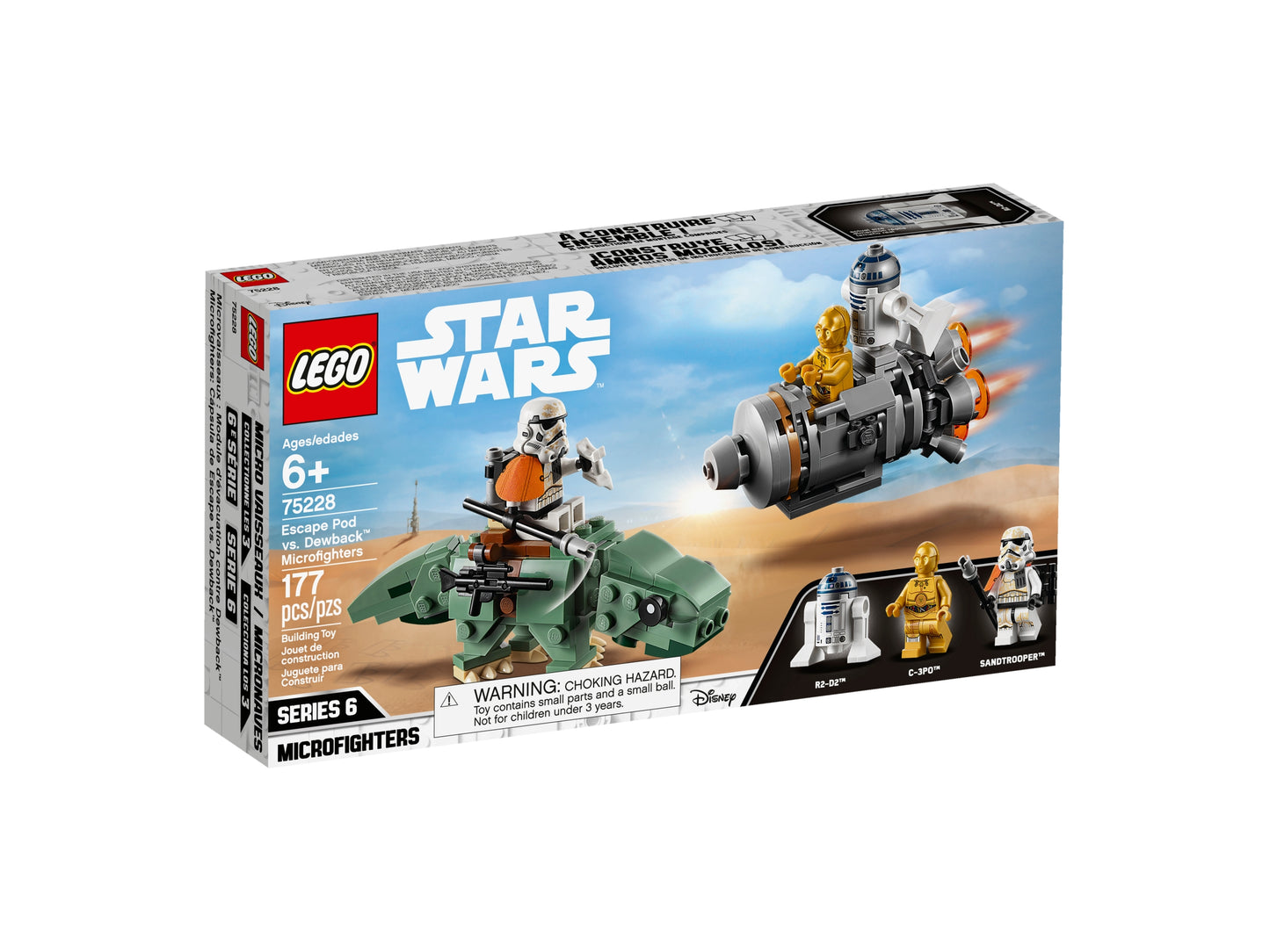 75228 - Escape Pod vs. Dewback Microfighters (R)