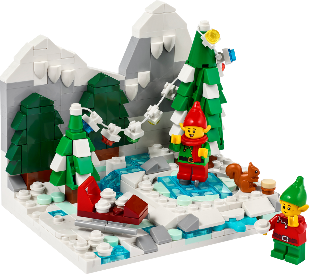40564 - Winter Elves Scene (R, C)
