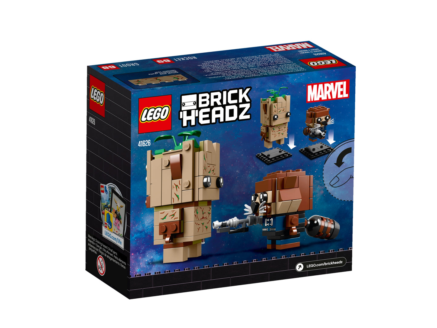 41626 - Groot & Rocket Brickheadz (R)
