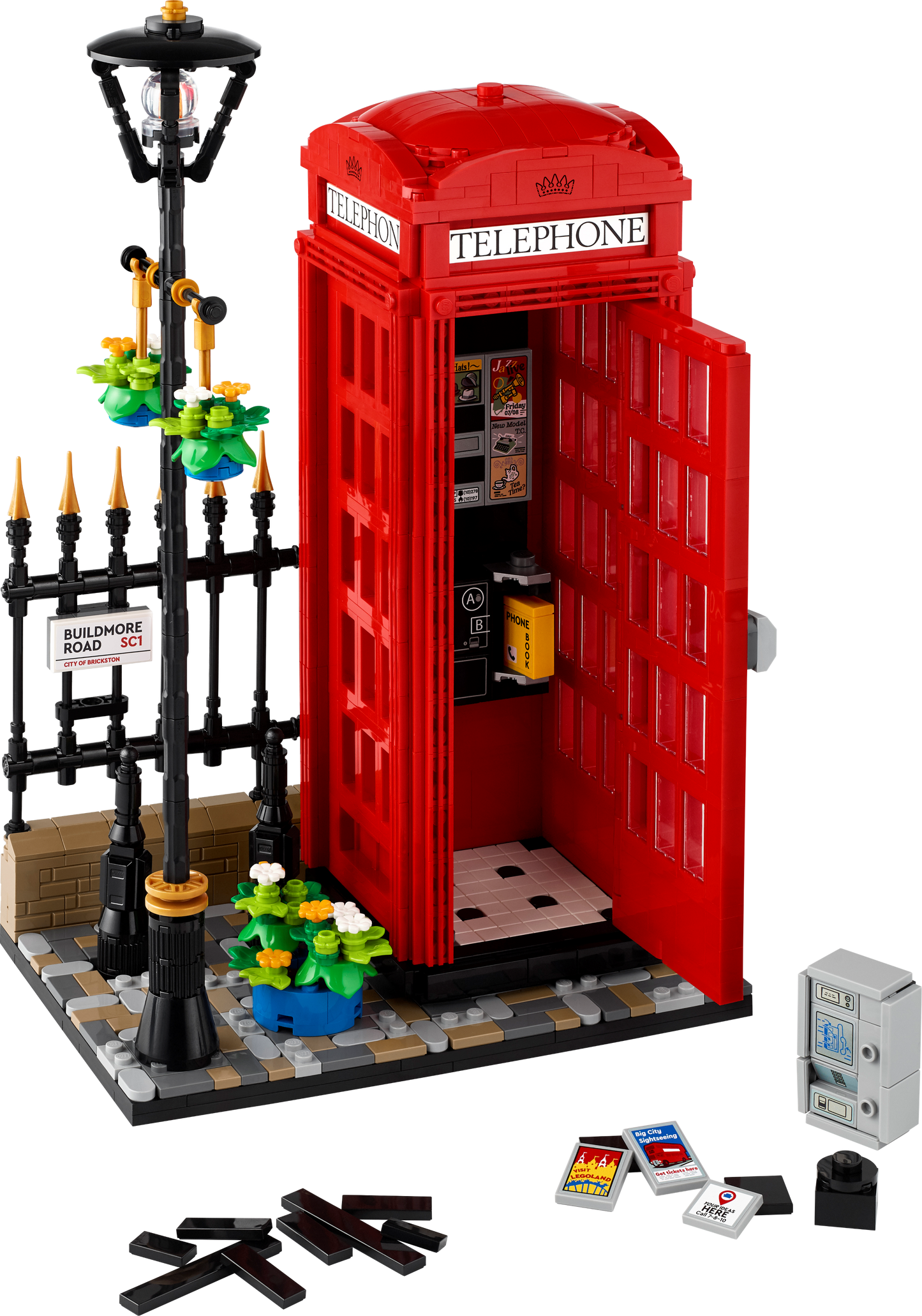 21347 - Red London Telephone Box (R)