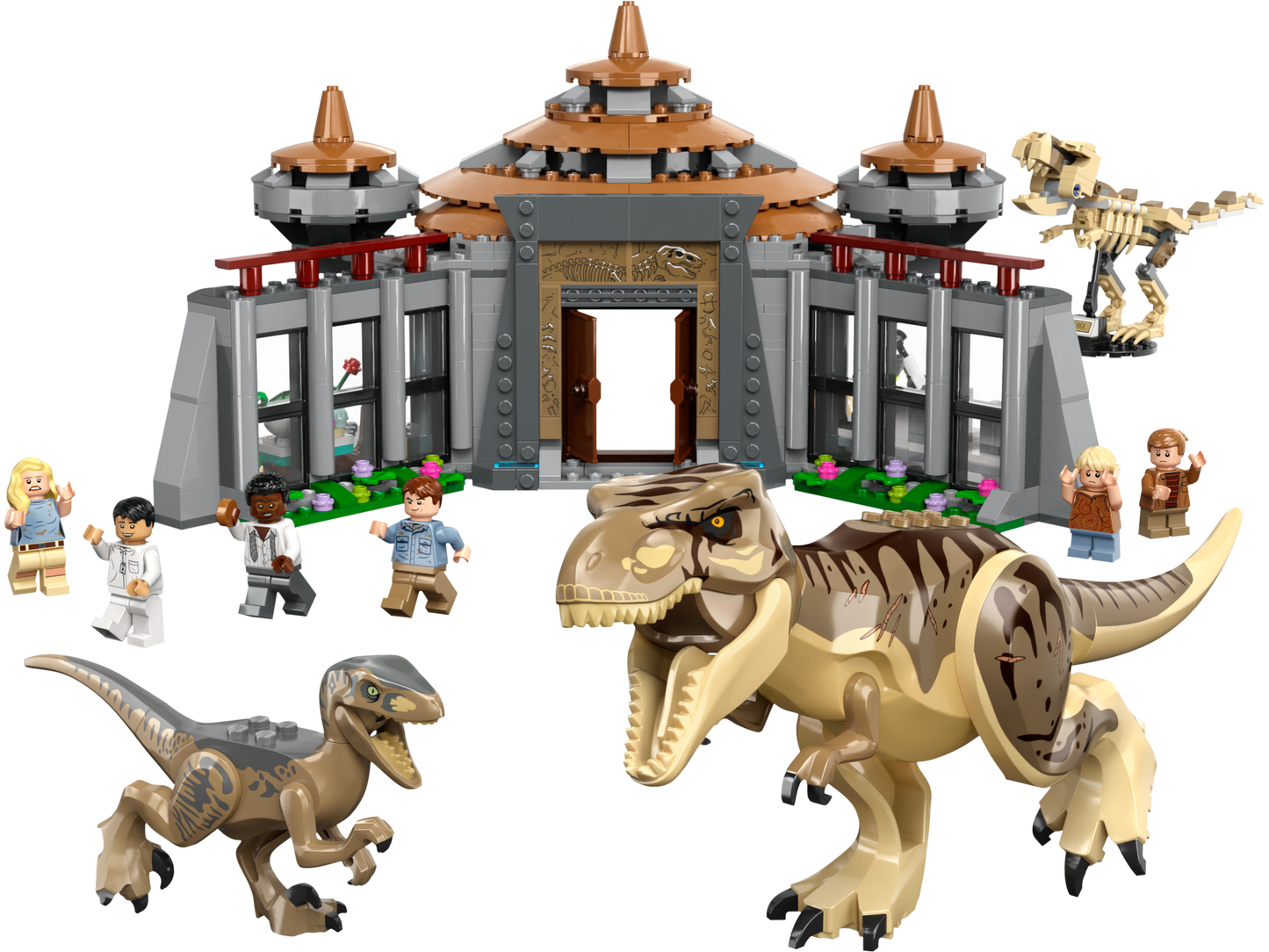 76961 - Visitor Center: T. rex & Raptor Attack (R)