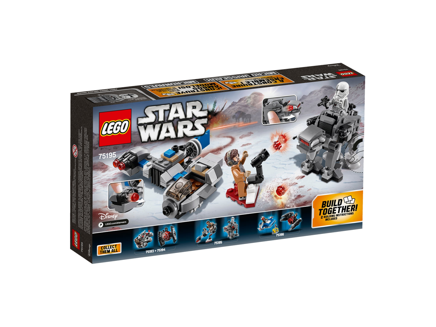 75195 - Ski Speeder vs. First Order Walker Microfighters (R, C)