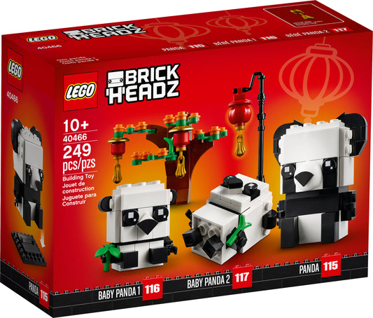 40466 - Chinese New Year Pandas Brickheadz (R)