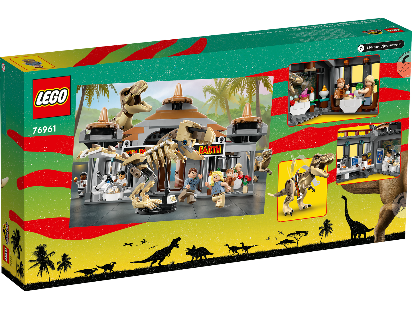 76961 - Visitor Center: T. rex & Raptor Attack (R)